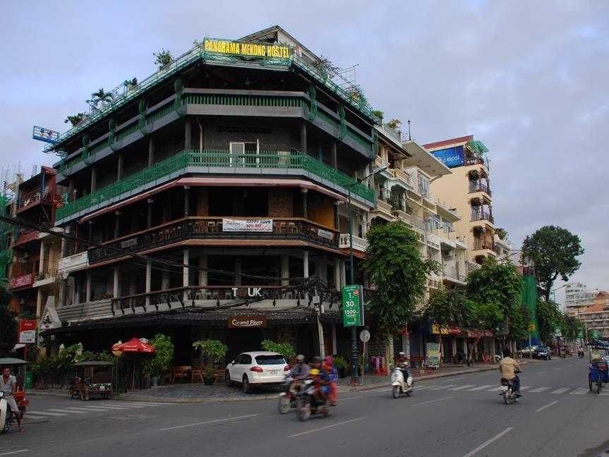 Panorama Mekong Hostel Phnompen Kültér fotó